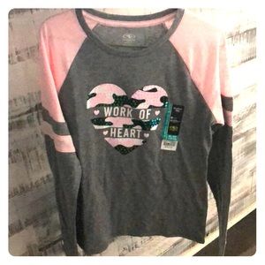BRAND NEW girls long sleeve shirt